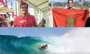 Ramzi Boukhiam a Moroccan Pro Surfer represent Morocco in Paris 2024 Olympic Games